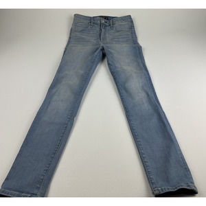 Abercrombie&Fitch Women's Jeans High Rise Super Skinny,Petites Blue, Size: 26 2s